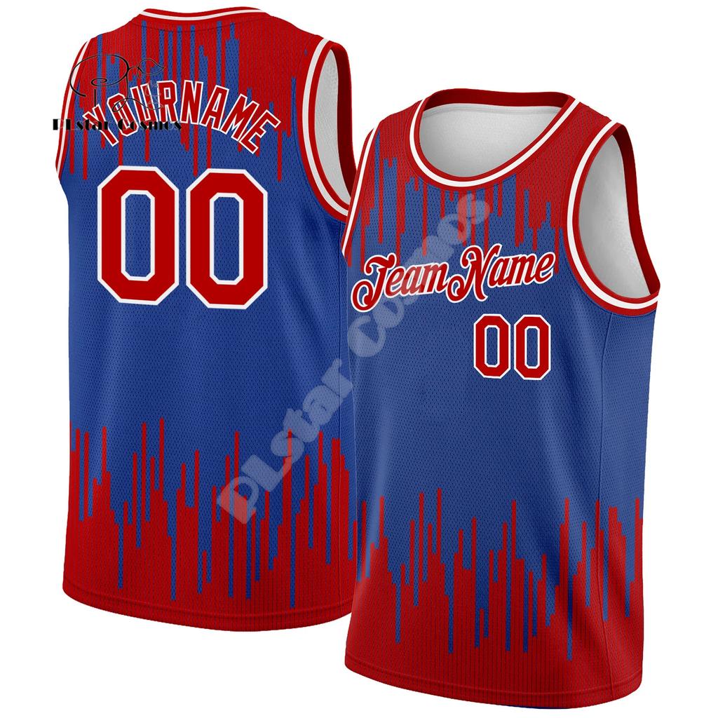 Free Custom Name Colorful Vintage Basketball Jersey Shirts Breathable Drop Shipping Summer Casual Tank Top Sleeveless