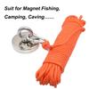 10m Fishing Magnet Rope Heavy Rope with Carabiner Nylon High Strength Cord Safety Rope