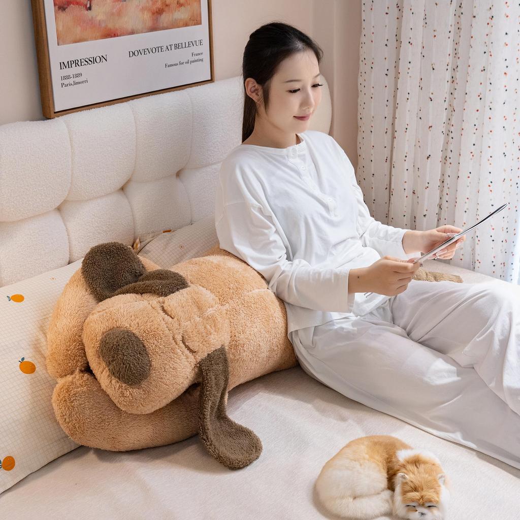 AMIRA TOYS Hundepuppe Lang ein bequemes flauschiges weiches Puppenkissen für Zuhause geeignet für die Nutzung bei in der oder auf der geeignet für beide Männer und Kissen, Nutzung,