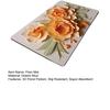 3D Floral Bath Mat Diatomaceous Earth Absorbent Floor Mat Anti Slip Realistic Oil Painting Flowers Bathroom Rug for Home Entrance Shower Kitchen