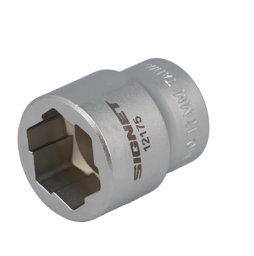 SIGNET Bolt Remover 12175 3/8DR Socket, 17mm,