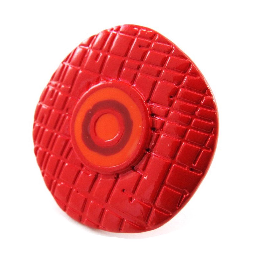 NOA [J1897] - Red 'Amandine' Designer Ring