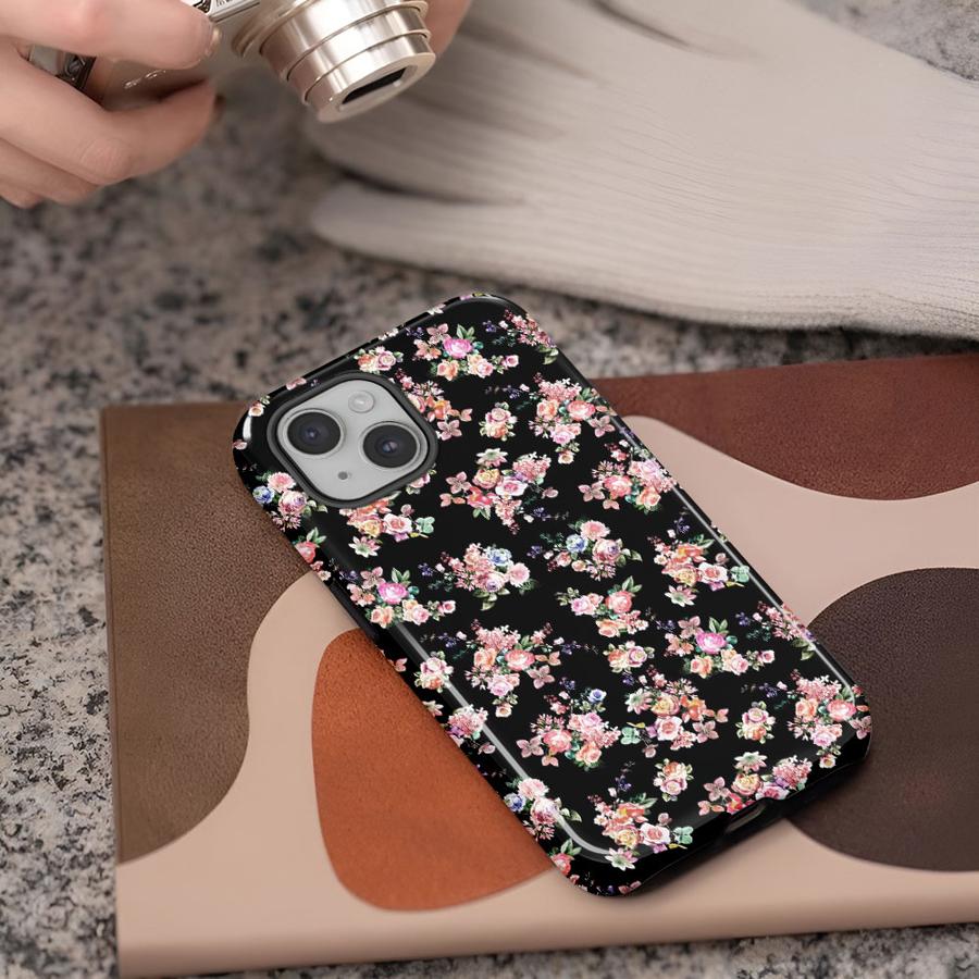 Coque Souple Capa pour Apple iPhone 17 16e 12 14 XS XR 13 15 Plus Pro Max 16 Air 11 Rétro Petite Fleur Mode