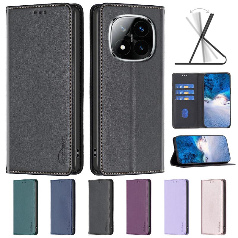 Custodia Cover Portafoglio In Pelle Per Xiaomi Poco X7 Pro 5G – Blu, Con Slot Carte RFID E Funzione Stand