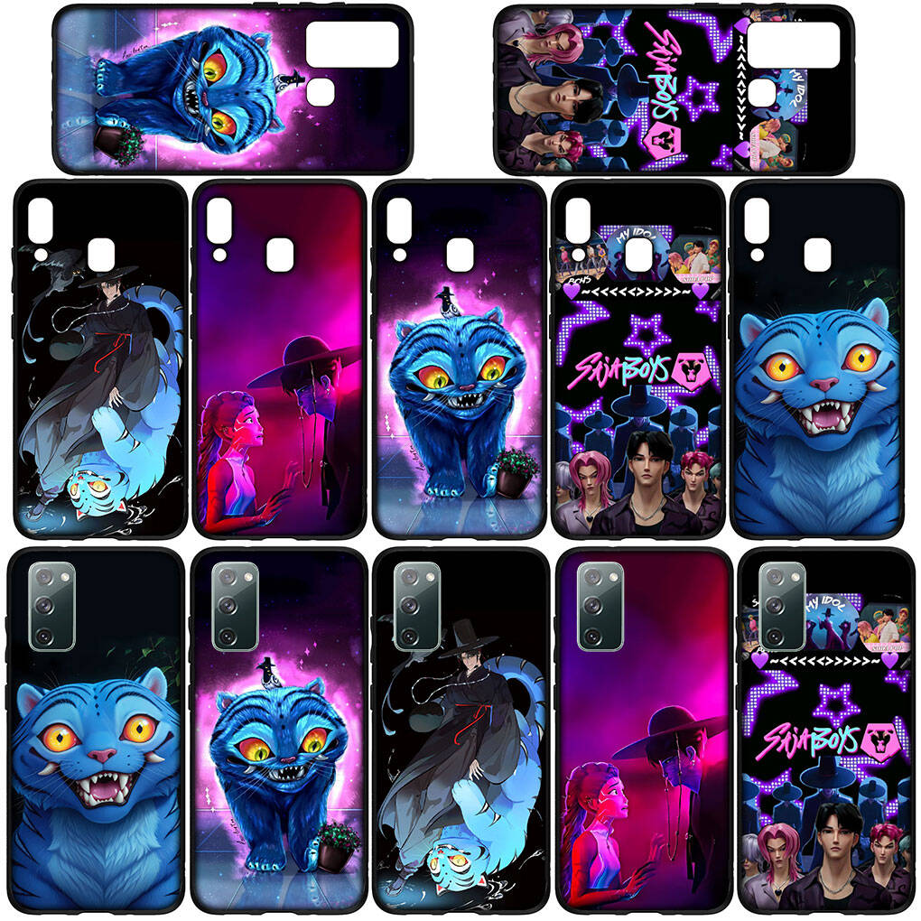Phone Case for iPhone 17 16 15 Plus Huawei P30 P20 Lite Redmi Note 14 12 11 13 Pro Max OPPO A60 A80 A40 A18 Jinu KPop Tiger Demon Anime Hunters Cover
