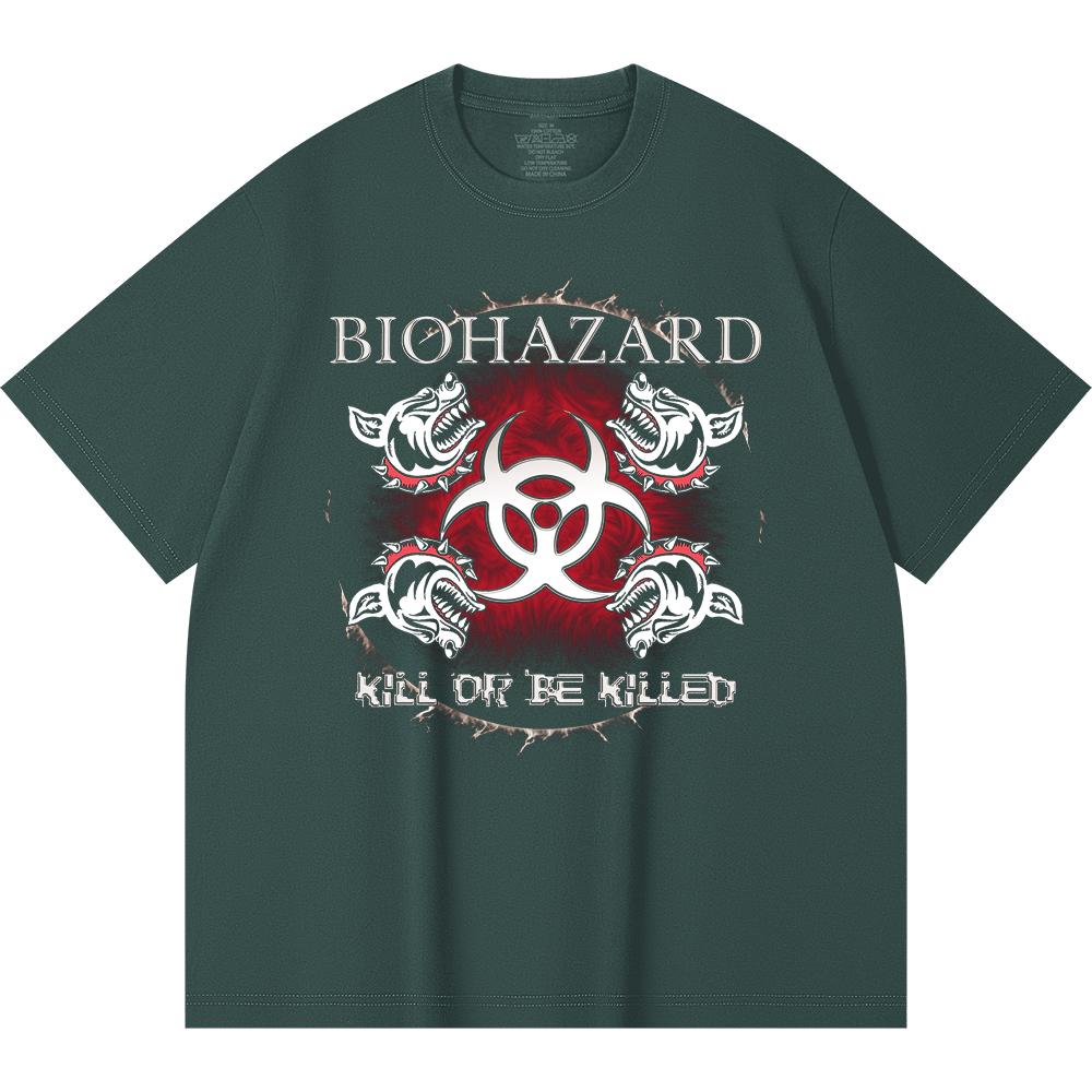 230 Gsm 100% Cotton Heavy Metal T-Shirt  Rock Band Popular Music Print Unisex Heavy Cotton T Shirt