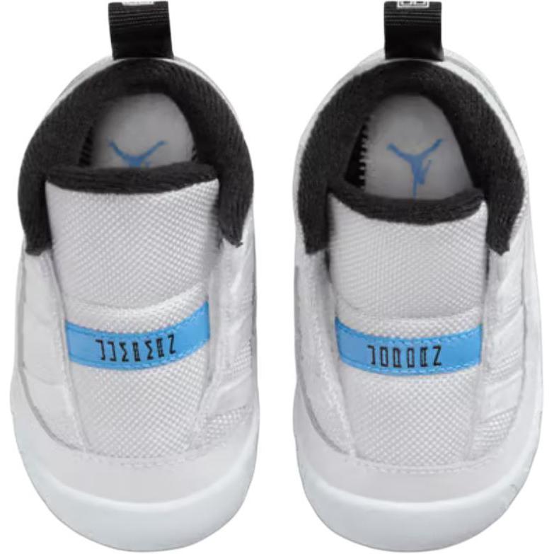Air Jordan 11 Retro CB Legend Blue / Columbia 2024 Baby Sneakers White Black CI6165-104