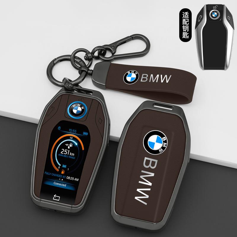 Car Key Case LED Display Fob Cover Smart Remote Shell For BMW X3 X5 X6 F30 F34 F10 F20 G20 G30 G01 G02 G05 F15 F16 1 3 5 7 Serie