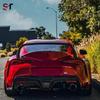 Compatible with Toyota Supra A90/A91 MK5 Rear Spoiler MB Style Carbon Fiber Winglet Diffuser