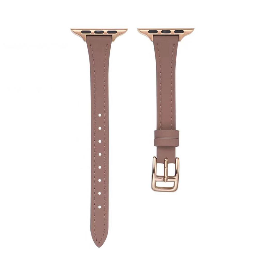 Leather Slim Waist Strap for Apple iWatch Series 1-10
