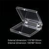 Mini Storage Box Transparent Lidded Small Plastic Box For Parts Tools Storage Box Jewelry Display Case Beads Container