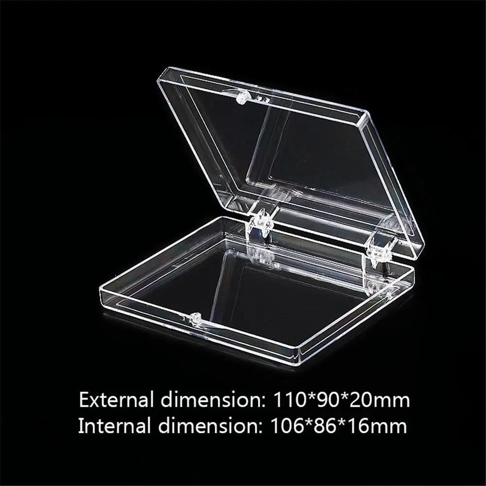 Mini Storage Box Transparent Lidded Small Plastic Box For Parts Tools Storage Box Jewelry Display Case Beads Container