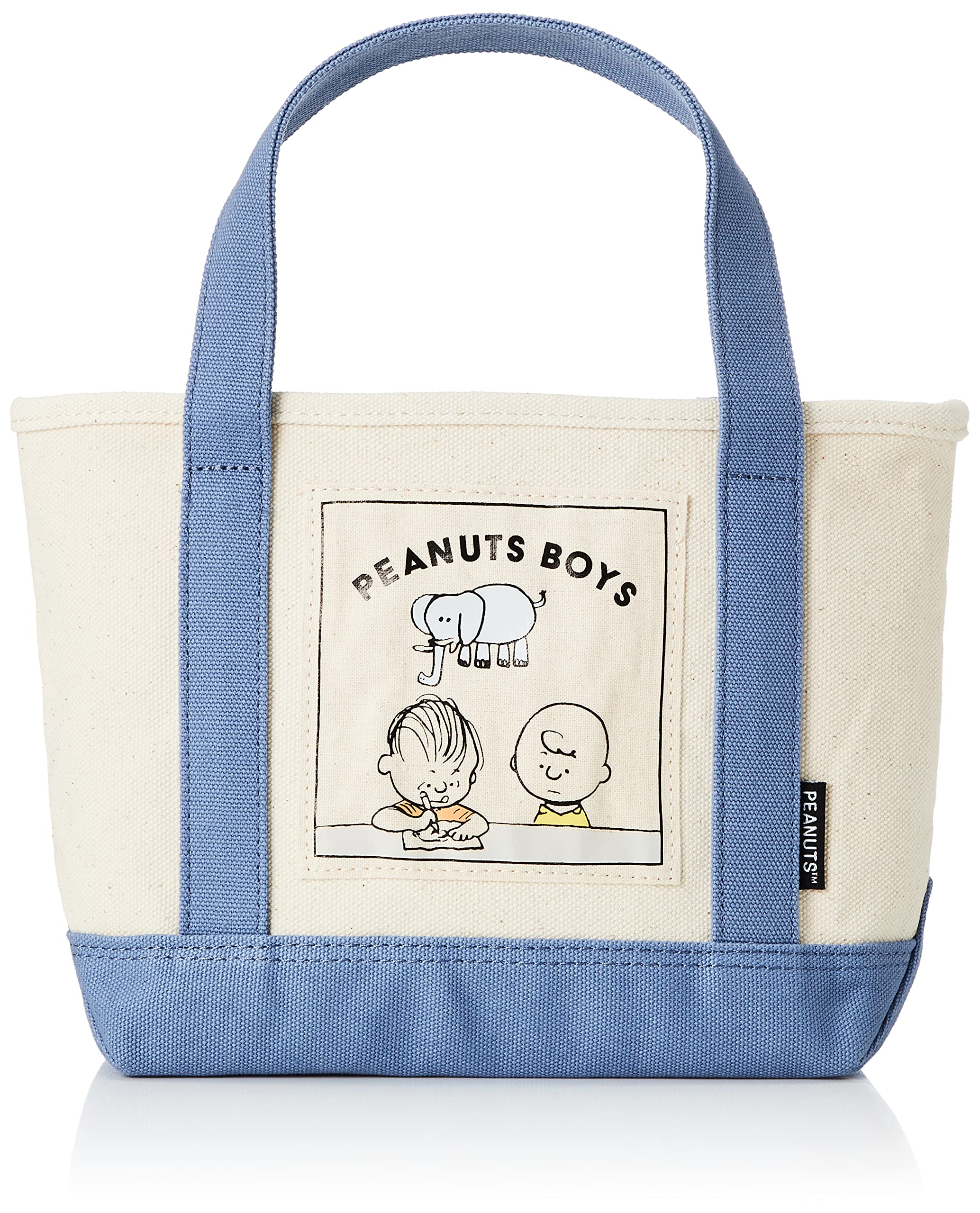 

Mini Tote Bag Tote Bag Canvas Small Lightweight Charlie Brown Linus 0188 Blue [Snoopy] Women s (SPZ-2147)