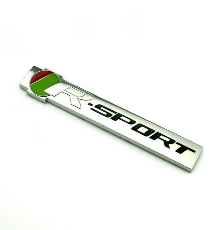 R SPORT Emblem  Side Plate Car Badge for Jaguar XK XF XJ XFR R Type XJS
