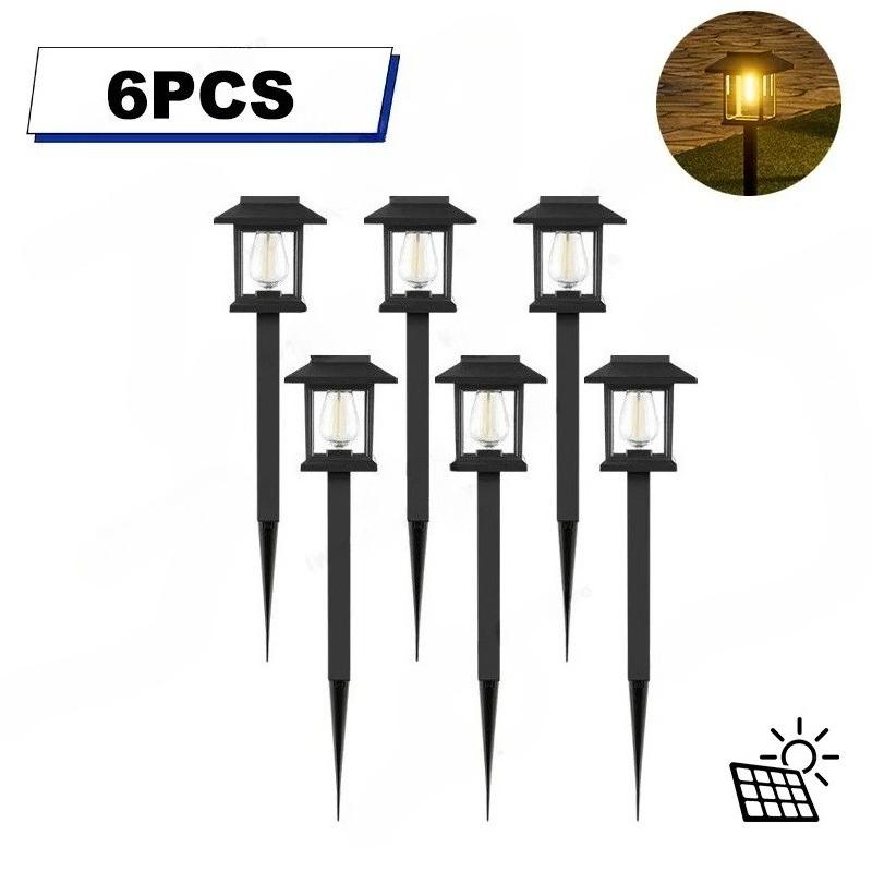 Outdoor Solar Road Lights Waterproof LED Lights Solar Lights Outdoor Entrance Garden Landscape Walkway Road Patio Christmas Decoration