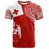 Harajuku Summer 3D Printing The Kingdom Of Tonga T Shirt Oceania Tonga National Day Graphic T-shirts Fashion Mens Clothing Tees
