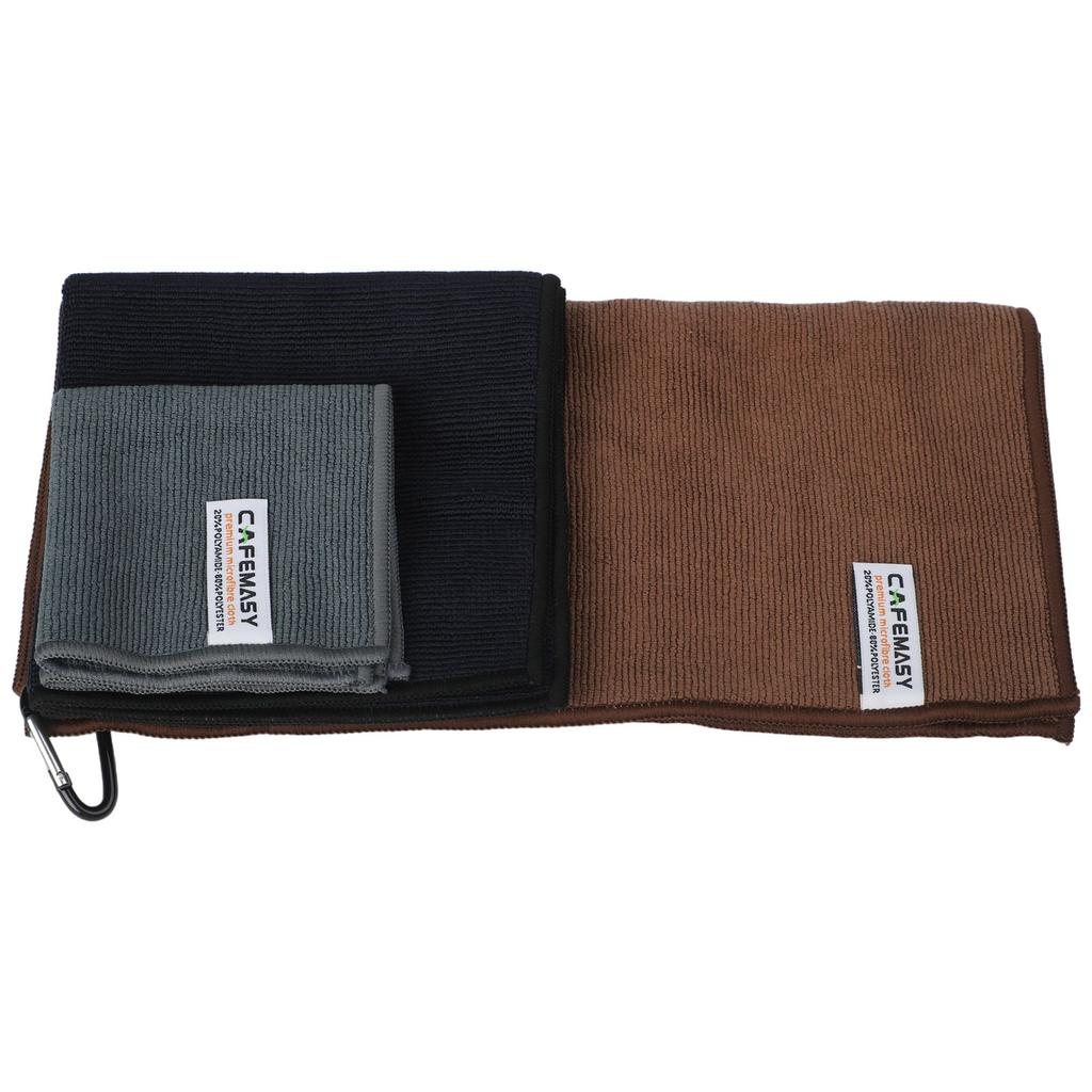 Compact Microfibre Towels for Espresso Cleaning 4 PCS Set for Efficient Use in For Kitchen and Commercial Settings