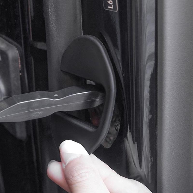 For Zeekr 009 Front Door Lock Cover Limiter Protective Cover Hinge Silicone Cover Waterproof and Rust-proof Decoration