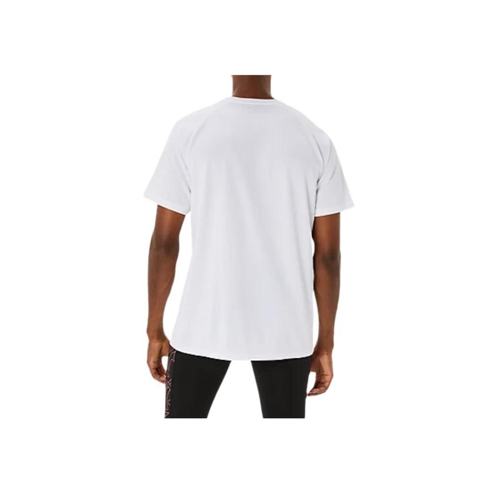 Asics Letter Raglan Crew Neck Short Sleeve T-Shirt Men Tops Bright-White 2091A750-100