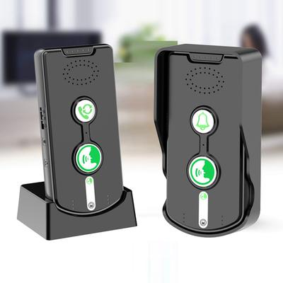 Wireless Intercom Doorbell with 3 Chimes & 5 Level Volume 2 Way Voice Intercom Electronic Doorbell Chime for Home Classroom