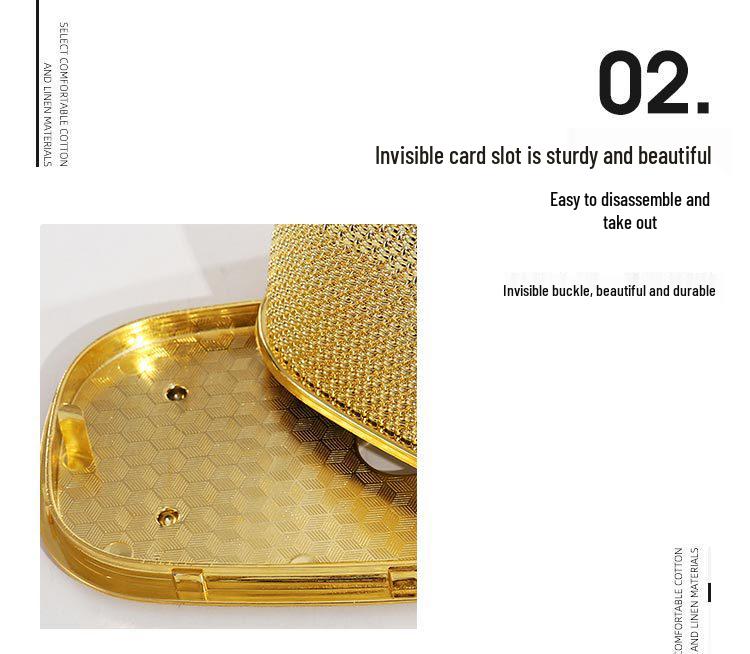 High-End Acrylic Waterproof Tissue Box for Living Room, Office, or Dining Table