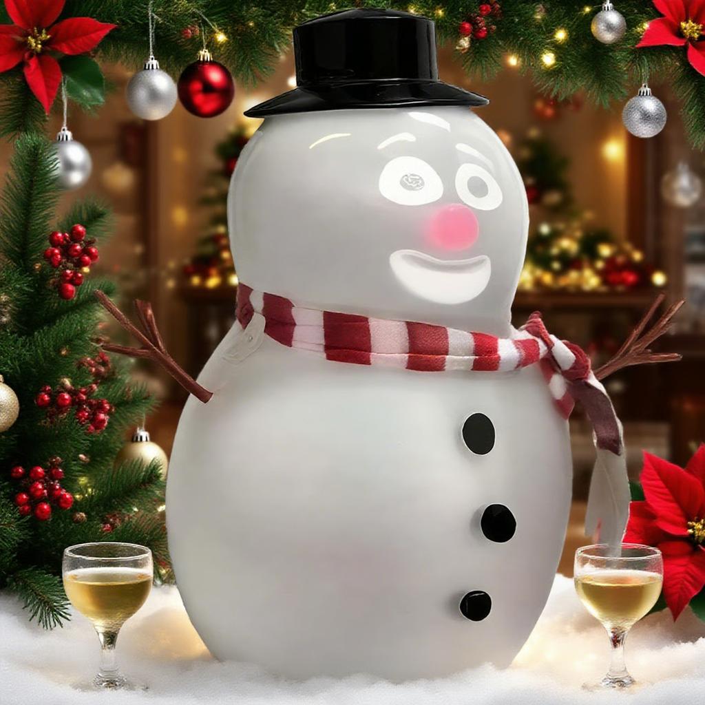 Christmas Decoration Snowman Ornament, Cute Snowman Shape, Suitable For Desktop And Windowsill Holiday Decoration