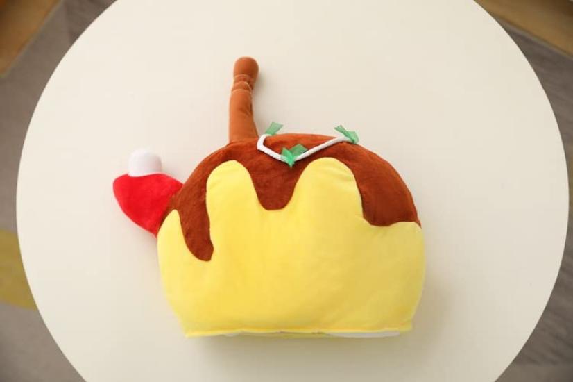 Bestmaple Cotton Takoyaki Cap, Cosplay Hat, Funny Octopus Hat, Headgear, Animal Mask, for Photo Shoots and Parties (Takoyaki)