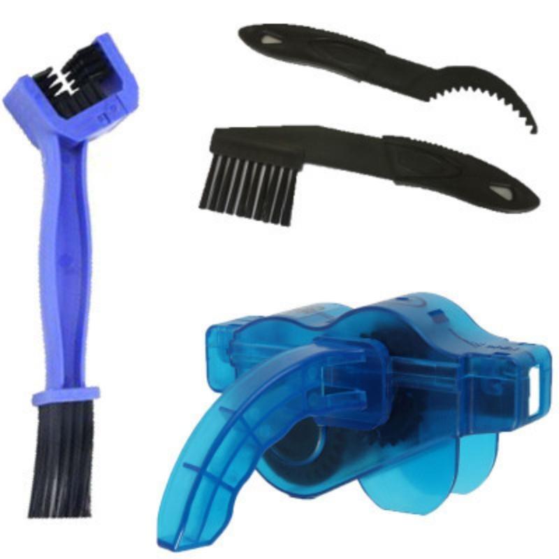 Bike Chain Cleaning Kit 1/2/3/4Pcs Scratch-free Bristle Brushes Scrapers for Bicycle Chain Deep Cleaning