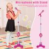 Microfone Infantil com Suporte Máquina de Karaoke Instrumento Musical Brinquedos Treino Cerebral Brinquedos Educativos Presente de Aniversário para Menina Menino