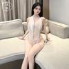 Sexy Underwear Small Chest Transparent Free Uniform Temptation Milk Leakage Hot Bed One-piece Suit