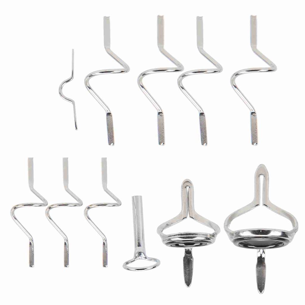 Flugfiske Guide Fiskeredskap Reparationsverktyg Rostfritt Stål Stark Dubbelspänne Ring Olika Storlekar