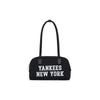 New MLB New York Yankees Cotton Crossbody Bag Shoulder Bag Shoulder Bag Toast Bowling Bag Regular Unisex Black 3ABQL014N-50BKS