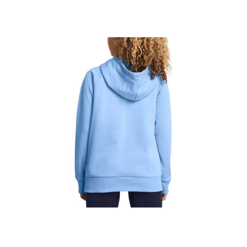 Under Armour Rival Fleece Big Logo Hoodie Women Hoodies Horizon-Blue 1379501-465
