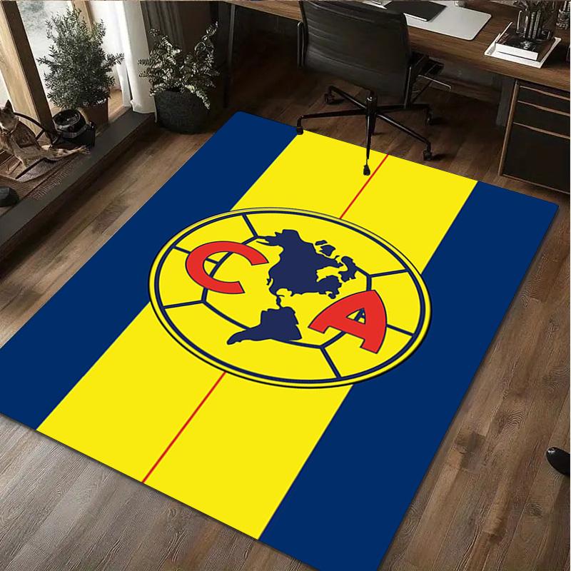 1 Stück Club America Teppich - Heimteppich Büro Dekorativer Teppich Für Wohnzimmer Schlafzimmer Fußmatte Bodenteppich Computerstuhl Bereichsteppich