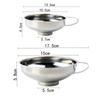 Stainless Steel Funnel Multifunctional Large Mouth Jam Can Wide Mouth Funnel Large Diameter with Handle Kitchen Accessories