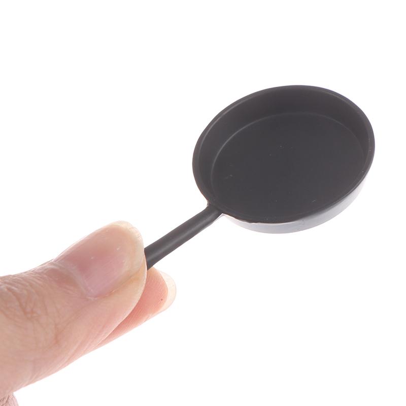 3Pcs/Set Dollhouse Miniature Metal Saucepan Simulation Kitchen Pan Model Toys