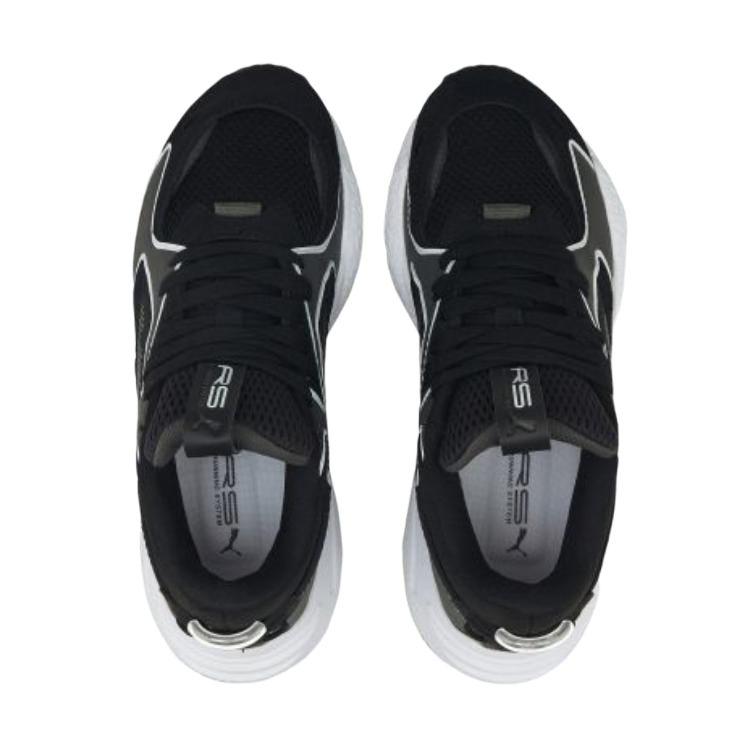 Puma Rs-Z Outline Versatile Comfortable Durable Low-Top Kids Casual Shoes Kids Casual Shoes Black Gray White 384723-02