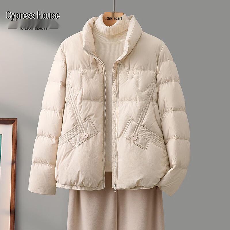 

Women s Stand Collar 90% Duck Down Puffer Jacket M