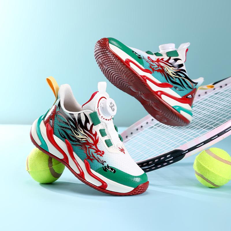 Children's Sports Shoes 2025 Spring and Autumn New Mesh Boys' Shoes Breathable Mesh Medium and Older Children's Casual Running Shoes