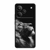 Für Realme P4 Pro 5G Hülle P4Pro Weiche TPU Silikon Rückabdeckung Für Realme P4 Pro Tiere 6,8" Bemalter Wolf Löwe Hülle Schale Tasche