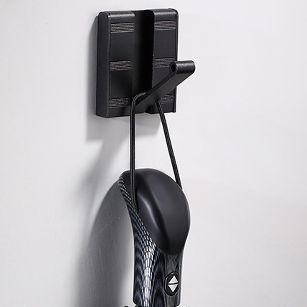 Folding Household Kitchen Bathroom Wall Mounted Aluminum Clothes Storage Hanging HookBlack Single Hook