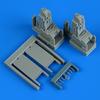 Quickboost Sufa Ejection Seat with Belt Molding Plastic Model Parts QIC49234 1/48 F-16I (for Kinetic)