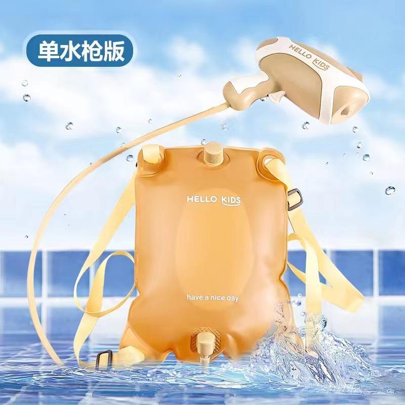 

1200 мл большой емкости рюкзак детский автоматический электрический водный пистолет пляжные водные игрушки оранжевый