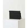 Daks Black Leather Clutch Bag With Check Pattern Dbba2e306bk