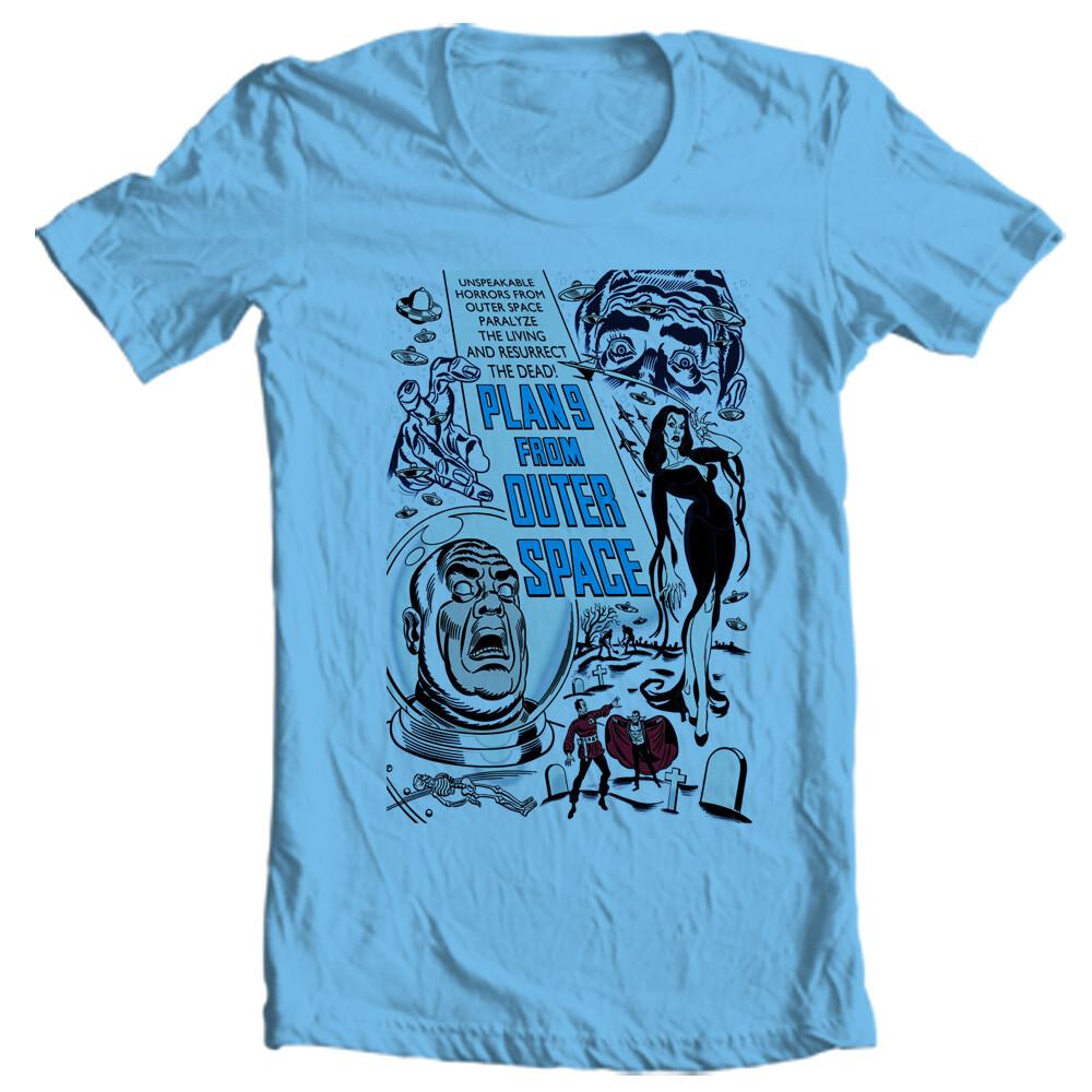 Plan 9 from Outer Space Movie T-Shirt Vintage - Cult Classic design Sci-Fi Tee Unisex T-Shirt XXXL