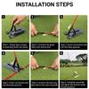 Angle Plate Golf Swing Trainer 7 Adjustable Angles Golf Training Aid  Full Swing Training