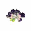 Handmade Peony Flower Brooches Colorful Chinese Style Corsage Fashion Lapel Pin  for Women