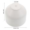 Warmer Lampshade 10Mm Hole Diameter White Retro Scented Wax Warmer Metal Replacement Lamp Cover Desk Light Table Lamp