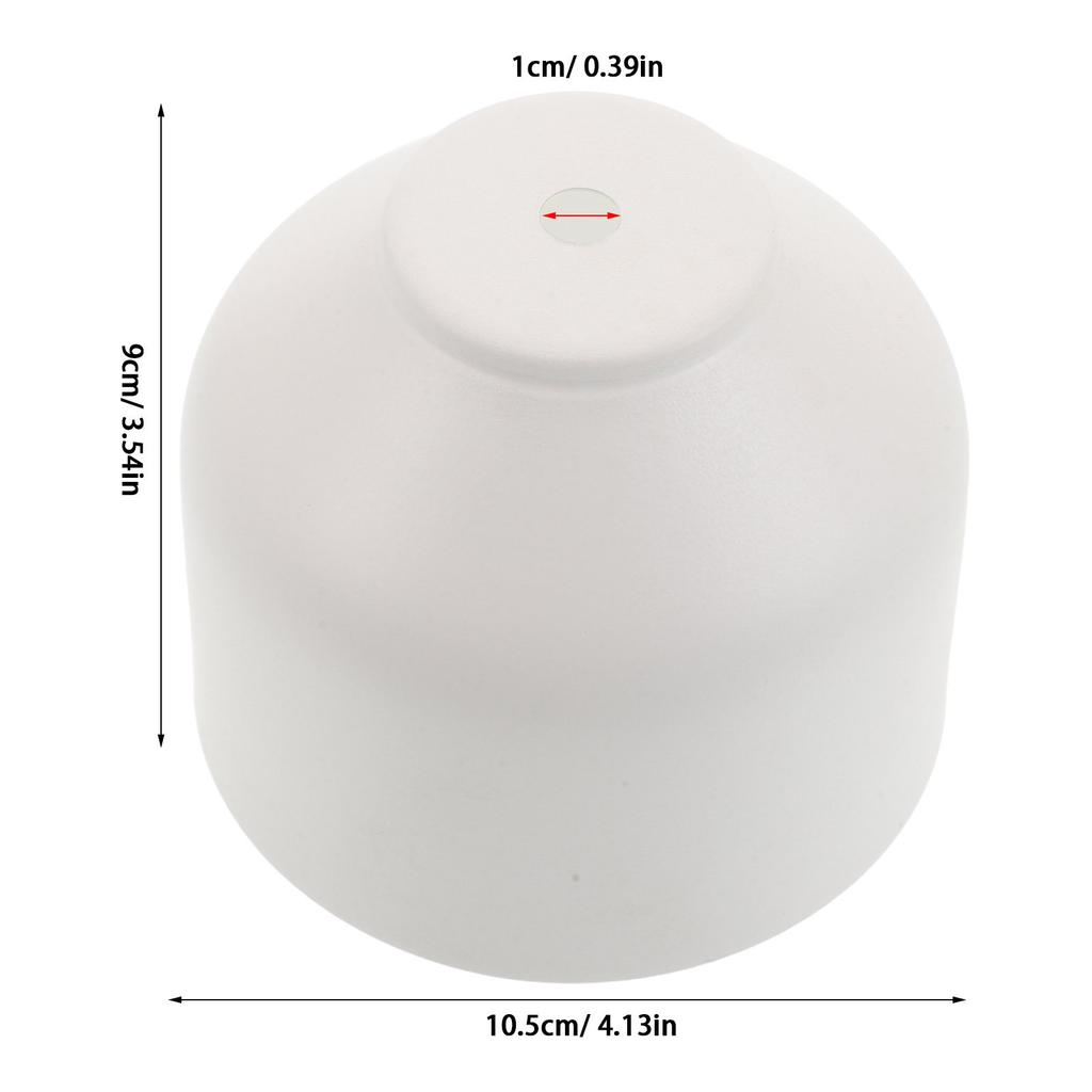 Warmer Lampshade 10Mm Hole Diameter White Retro Scented Wax Warmer Metal Replacement Lamp Cover Desk Light Table Lamp