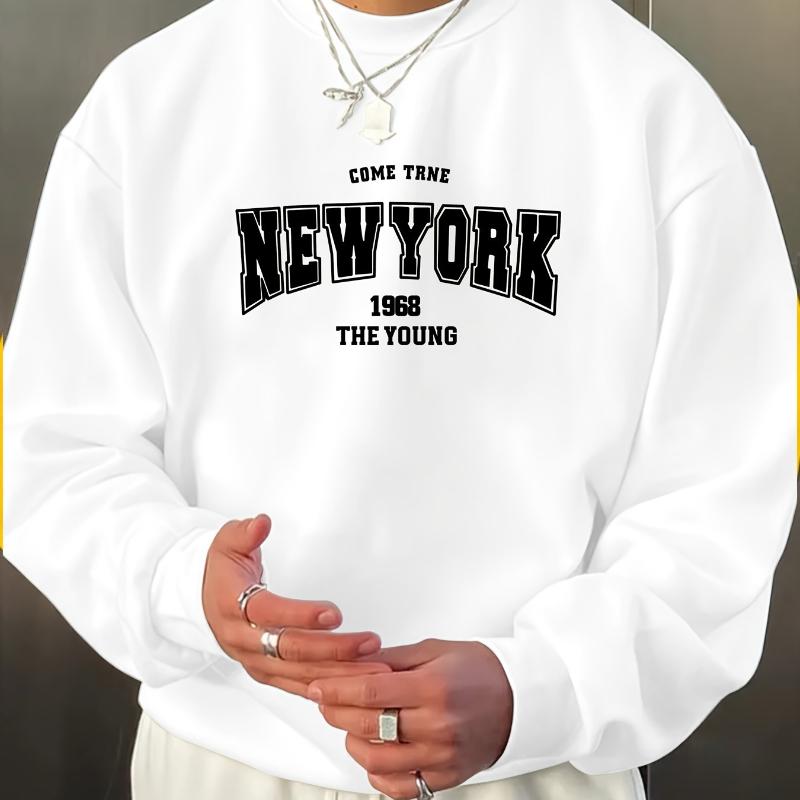 

Oversized Streetwear Crewneck Sweatshirt with Drop Shoulder XXL чорний